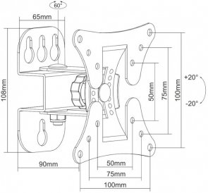 Кронштейн UniBracket BZ11-11 Black