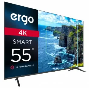 Фото: Телевізор LED Ergo 55DUS8000 (Android TV, Wi-Fi, 3840x2160) № 3 | KTC