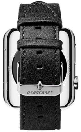 Ремінець JISON for Apple Watch 42/44mm - Leather Loop Band Black