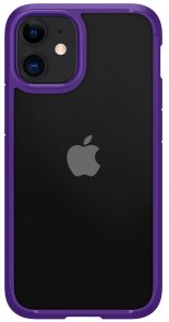 Чохол-накладка Spigen для iPhone 12 Mini - Crystal Hybrid Hydrangea Purple