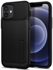 Чохол-накладка Spigen для iPhone 12/12 Pro - Slim Armor Black