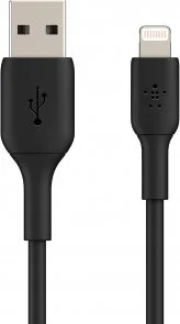 Фото: Кабель Belkin PVC AM / Lightning MFI 1m Black (CAA001BT1MBK) № 2 | KTC