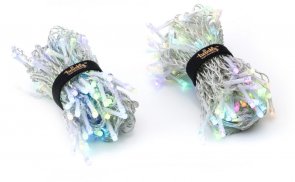 Гірлянда Twinkly Smart LED Icicle RGB 190, BT+Wi-Fi, Gen II, IP44, кабель прозорий (TWI190STP-TEU)
