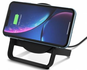 Зарядний пристрій Belkin Qi Wireless Charging Stand Fast Universal 10W Black (F7U083VFBLK-APL)