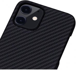 Чохол Pitaka for iPhone 12 - MagEZ Case Black/Grey Twil (KI1201M)