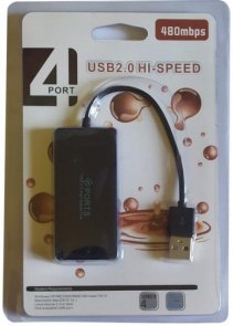 USB-хаб ATcom TD4005 Black (10725)