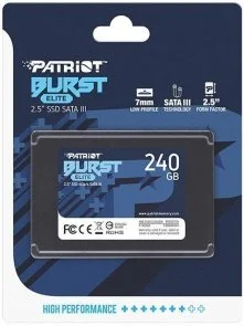 Фото: SSD-накопичувач Patriot Burst Elite SATA III 240GB (PBE240GS25SSDR) № 2 | KTC
