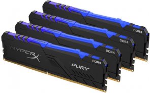 Оперативна пам’ять Kingston HyperX Fury RGB DDR4 4x16GB (HX426C16FB4AK4/64)