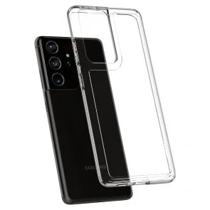 Фото: Чохол Spigen for Samsung Galaxy S21 Ultra - Ultra Hybrid Crystal Clear (ACS02351) № 5 | KTC
