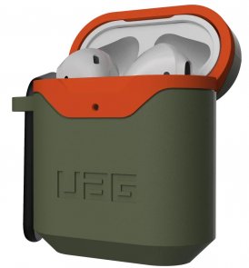 Чохол UAG for Airpods - Standard Issue Hard 001 Olive/Orange (10242F117297)   