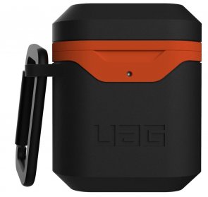 Чохол UAG for Airpods - Standard Issue Hard 001 Black/Orange (10242F114097)