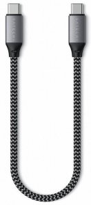Кабель Satechi 100W Type-C / Type-C 0.25m Space Gray (ST-TCC10M)