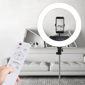 Фото: Світлодіодне селфі-кільце LED Lamp 45 см + штатив (F-450) № 5 | KTC