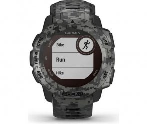 Смарт годинник Garmin Instinct Solar Graphite Camo (010-02293-15)