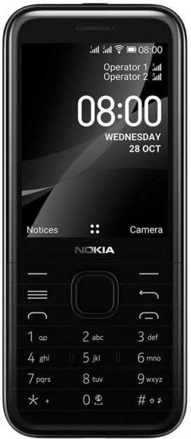 Фото: Мобільний телефон Nokia 8000 4G Black № 3 | KTC