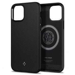 Чохол Spigen for Apple iPhone 12/12 Pro - Mag Armor Black (ACS01865)