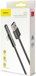 Кабель Baseus Iridescent Lamp Mobile Game Cable AM / Lightning 1m Black (CAL7C-A01)