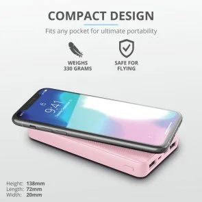 Фото: Батарея універсальна Trust Primo Compact 15000mAh Pink (23901_TRUST) № 11 | KTC
