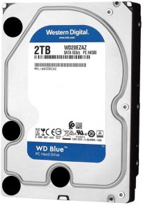  Жорсткий диск Western Digital Blue PC Desktop SATA III 2TB (WD20EZBX)