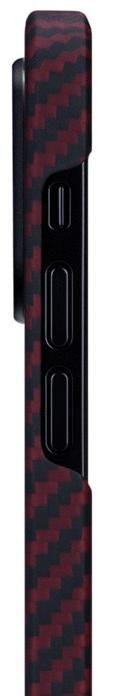  Чохол Pitaka for iPhone 12 Pro Max - MagEZ Case Twill Black/Red (KI1203PM)