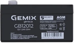 Фото: Батарея для ДБЖ Gemix GB12012 Black № 2 | KTC