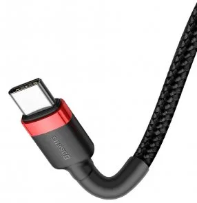 Фото: Кабель Baseus Cafule 20V 3A CM / CM 2m Red/Black (CATKLF-H91) № 3 | KTC