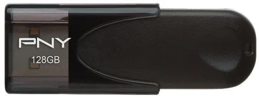 Фото: Флешка USB PNY Attache 4 128GB Black (FD128ATT4-EF) № 2 | KTC