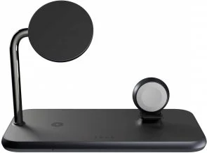 Фото: Бездротова зарядна станція Zens Magnetic with Watch Wireless Charger Black (ZEDC18B/00) № 5 | KTC