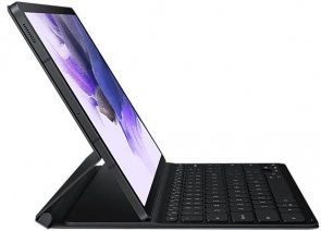 Чохол-клавіатура Samsung Galaxy Tab S7 FE T735 - Book Cover Keyboard Black (EF-DT730BBRGRU)