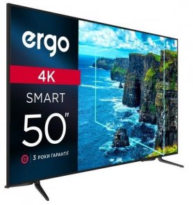 Телевізор LED Ergo 50DUS6000 (Android TV, Wi-Fi, 3840x2160)