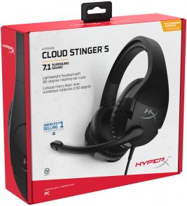 Гарнітура HyperX Cloud Stinger S Black (HHSS1S-AA-BK/G)