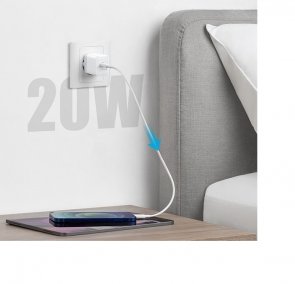 Зарядний пристрій Anker PowerPort III 20W White (A2631G21)