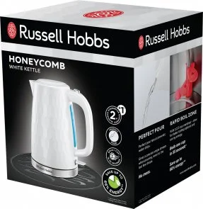 Фото: Електрочайник Russell Hobbs Honeycomb White (26050-70) № 5 | KTC