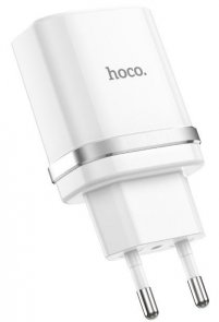 Зарядний пристрій Hoco C12Q Smart QC3.0 White (C12Q Smart White)