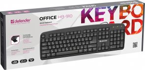 Клавіатура Defender Office HB-910 Black (45910)