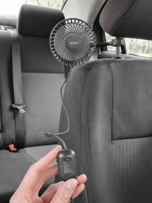 Автомобільний вентилятор Baseus Departure Vehicle Fan Black (CXQC-B03)