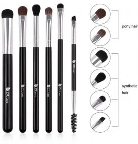 Фото: Набір пензликів для макіяжу Xiaomi DUcare High-end Brushes (6шт) № 3 | KTC