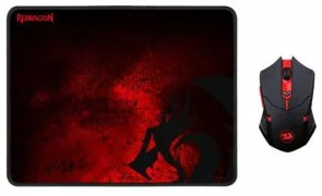 Фото: Мишка Redragon M601WL-BA + килимок Black (78227) № 5 | KTC