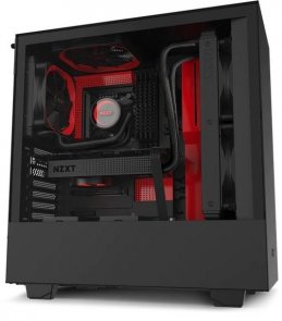 Корпус NZXT H510 Black/Red with window (CA-H510B-BR)