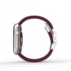 Фото: Ремінець AMAZINGthing Apple Watch 45/44/42mm - Titan Weave for Cherry (ATS7TW45DC) № 3 | KTC