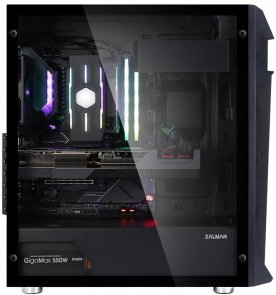 Корпус Zalman Z1 Plus Black with window (Z1 PLUS)