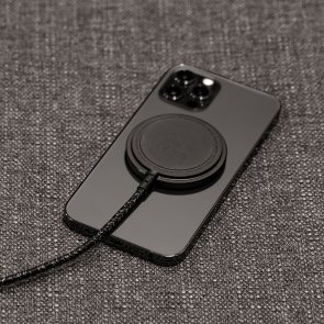 Зарядний пристрій Native Union Snap Magnetic Wireless Charger Cosmos Black (SNAP-WL-COS)