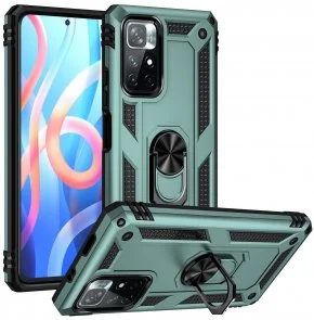 Фото: Чохол BeCover for Xiaomi Poco M4 Pro 5G - Military Dark Green (707123) № 2 | KTC