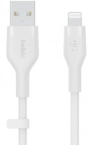 Кабель Belkin Silicone AM / Lightning 1m White (CAA008BT1MWH)