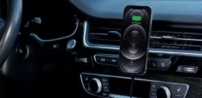 Фото: Кріплення для мобільного телефону Belkin Car Mount Magnetic Charging Qi Black (WIC004BTBK-NC) № 6 | KTC
