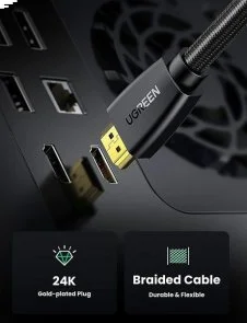 Фото: Кабель UGREEN HD118 HDMI / HDMI 3m Black (UGR-40411) № 4 | KTC