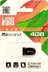 Фото: Флешка USB Mibrand Scorpio 4GB Black (MI2.0/SC4M3B) № 2 | KTC