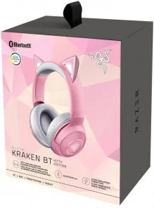 Фото: Гарнітура Razer Kraken Kitty Edition Bluetooth Quartz (RZ04-03520100-R3M1) № 4 | KTC