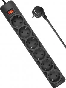 Фото: Мережевий фільтр Defender DFS 155 6/5m Black (99496) № 2 | KTC