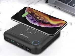 Фото: Батарея універсальна Sandberg All-in-1 Laptop Powerbank 24000mAh Black (420-57) № 2 | KTC